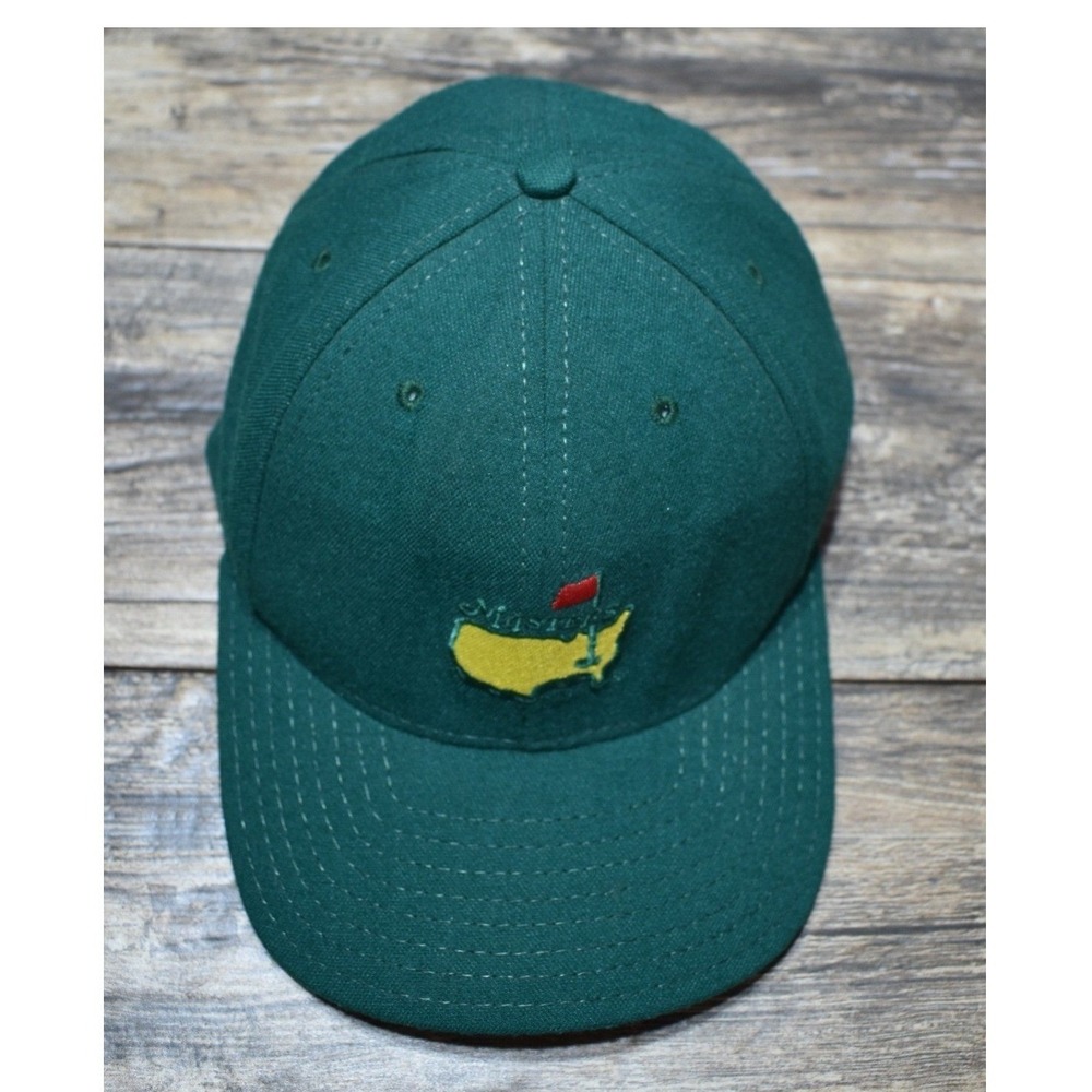 Vintage 2001 Masters Tournament Golf Hat American Needle Green Fitted Medium